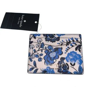 KATE SPADE Vase Floral Small Slim Card Holder
